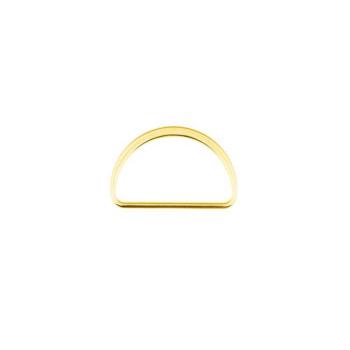 Metall-D-Ring Gold 4 cm Breite